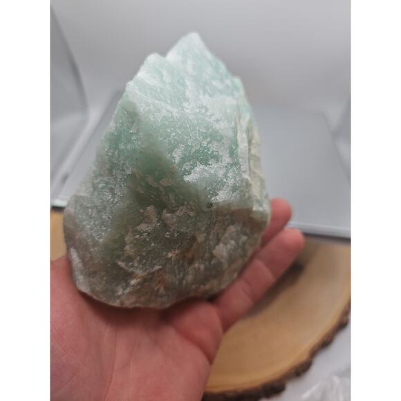 Green Aventurine rough chunk Brazil 2.61lb - Picture 11 of 12